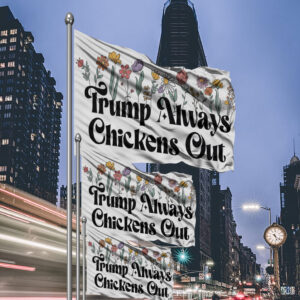 Anti-DT Political Protest, TACO Chicken Flag