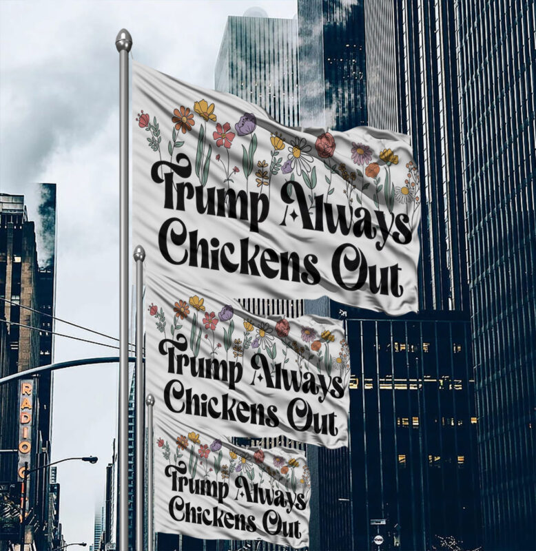 Anti-DT Political Protest, TACO Chicken Flag