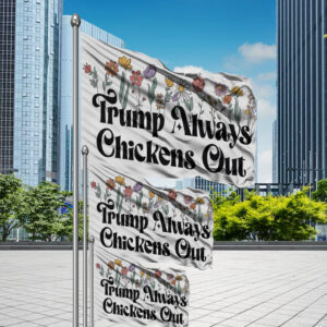 Anti-DT Political Protest, TACO Chicken Flag