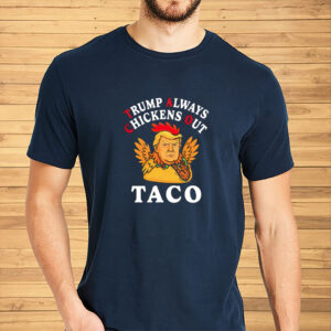 Anti Trump Taco Trump Always Chickens Out shirt