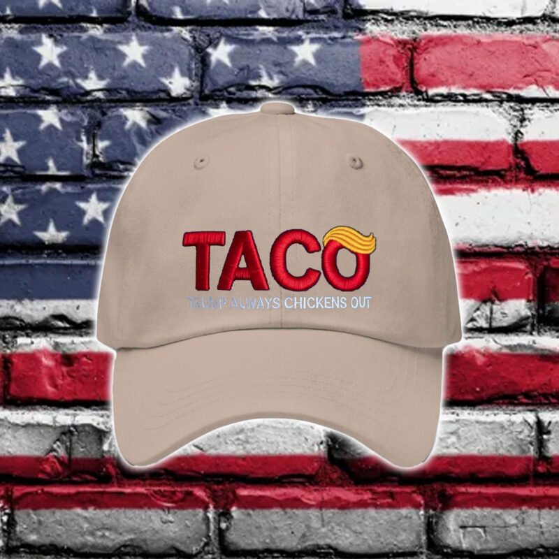 Embroidered TACO – Trump Always Chickens Out Hat Cap