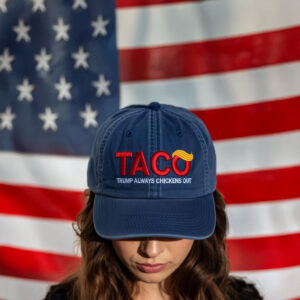 Embroidered TACO Trump Always Chickens Out Hat