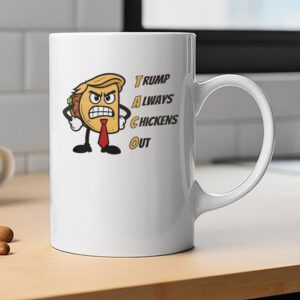 Funny Angry Taco Trump Tariff Parody, TACO Mug
