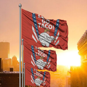 Funny Chicken Taco Banner, Political Protest Flag