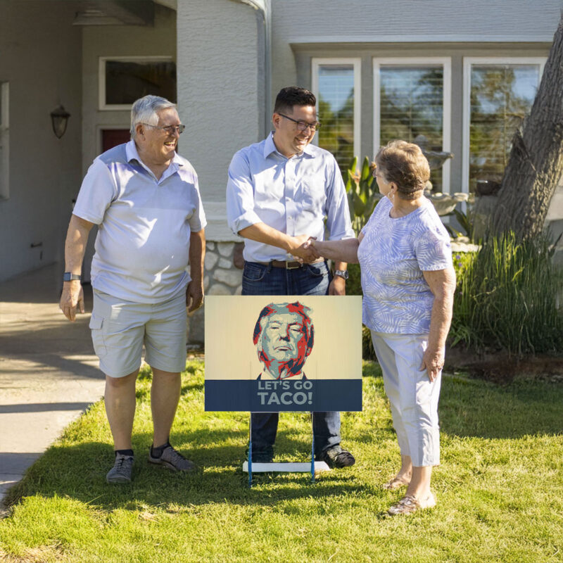 Hot Taco – Let’s Go Taco Yard Sign