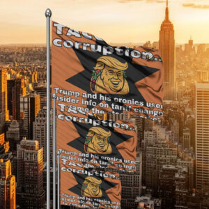 Printable Funny Trump Taco protest Flag