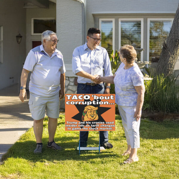 Printable Funny Trump Taco protest Yard Sign