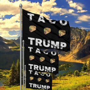 Pro Democracy Resistance Anti-Trump TACO Trump Flag