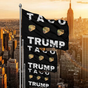 Pro Democracy Resistance Anti-Trump TACO Trump Flag