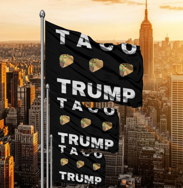 Pro Democracy Resistance Anti-Trump TACO Trump Flag