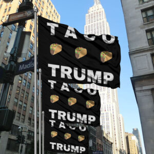 Pro Democracy Resistance Anti-Trump TACO Trump Flag