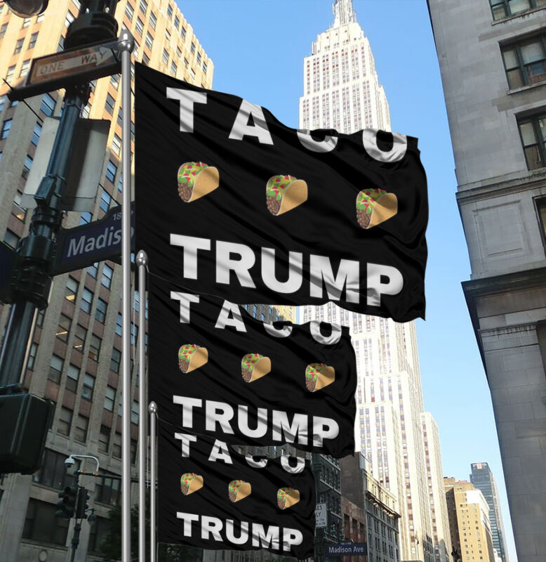 Pro Democracy Resistance Anti-Trump TACO Trump Flag