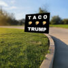 Pro Democracy Resistance Anti-Trump TACO Trump Yard Sign