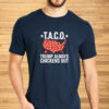 T.A.C.O. Trump Always Chickens Out map shirt