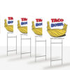 TACO Bowl Trump Always Chickens Out Yard Sign