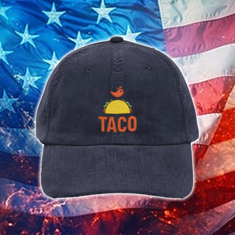 TACO Hat Embroidered – Trump Always Chickens Out Funny Hat