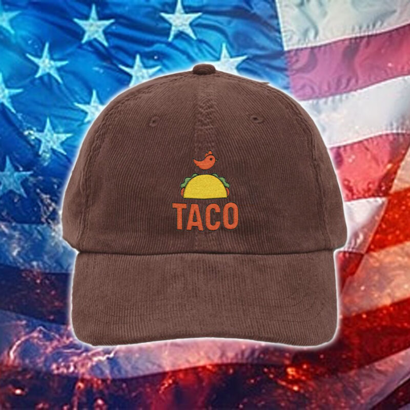TACO Hat Embroidered – Trump Always Chickens Out Funny Hat
