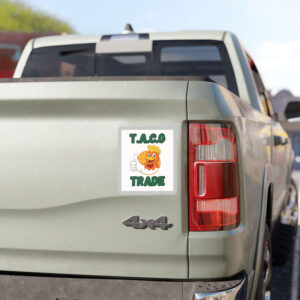 TACO Trade – Trump Always Chickens Out Political Humor Sticker