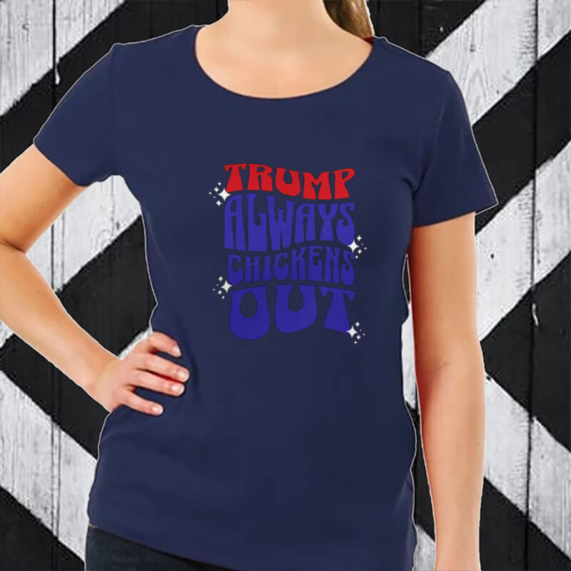 TACO Trump Always Chickens Out Political Humor T-Shirt