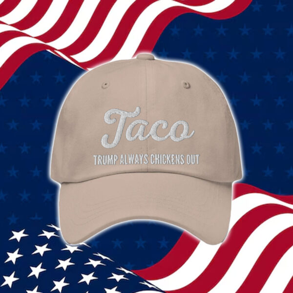 TACO – Trump Always Chickens Out Golf Dad Hat