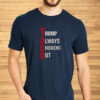 Trump Always Chickens Out, Distressed Political Acronym Shirt