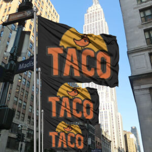 Trump Always Chickens Out Flag Protest Flag