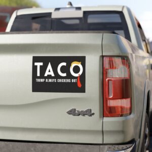 Trump Taco Trade Car Magnets, Sticker