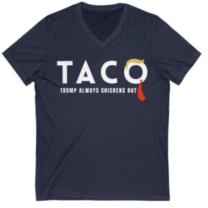 Trump Taco Trade V-Neck T-Shirt
