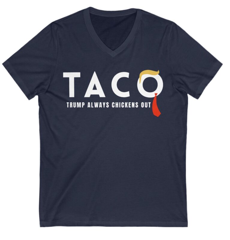 Trump Taco Trade V-Neck T-Shirt