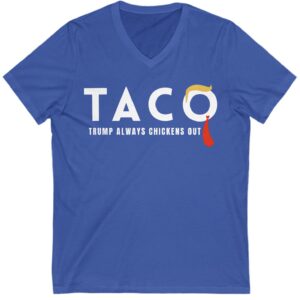 Trump Taco Trade V-Neck T-Shirt