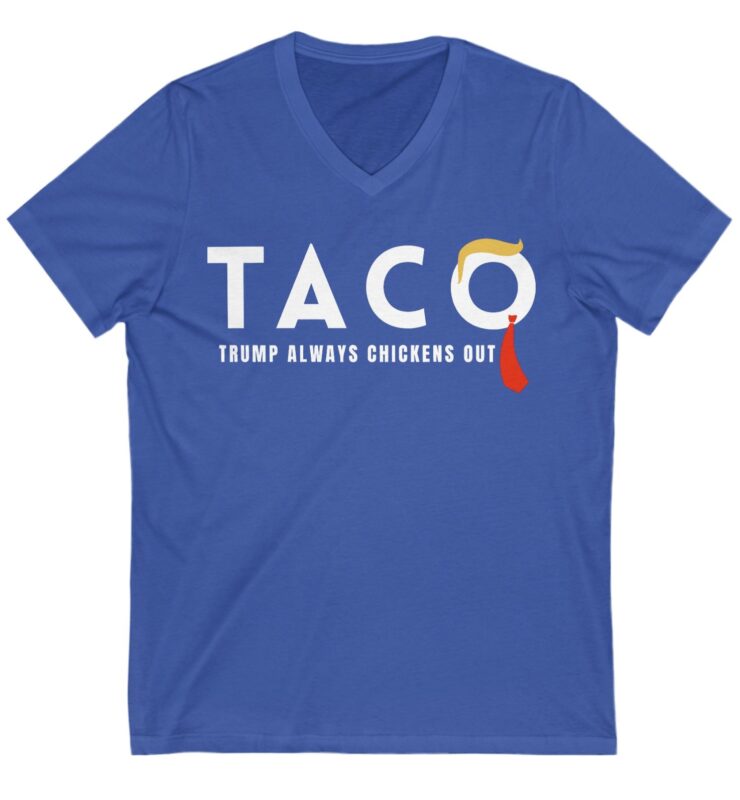 Trump Taco Trade V-Neck T-Shirt
